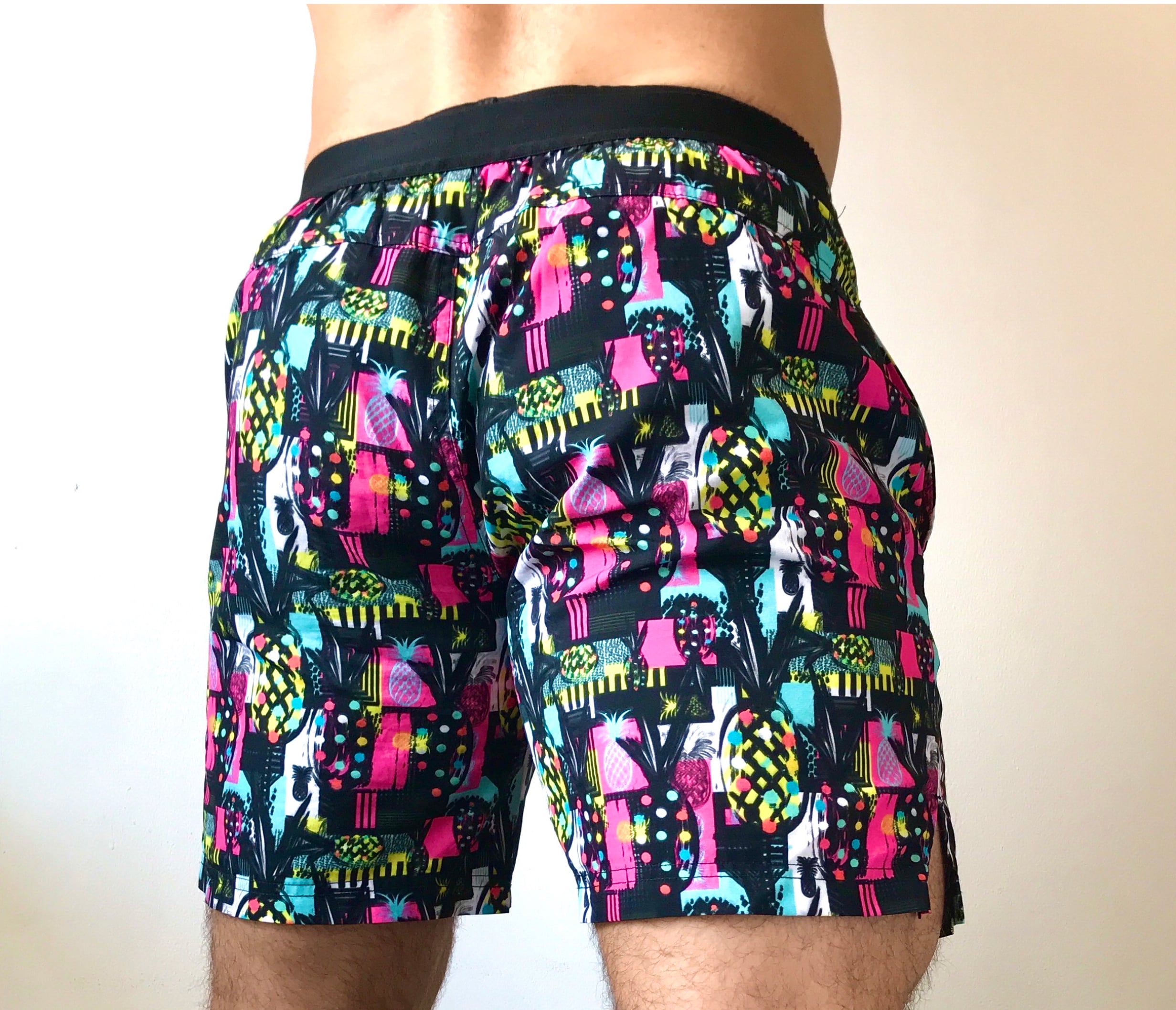 Mens Crossfit Shorts - Pineapples & Protein