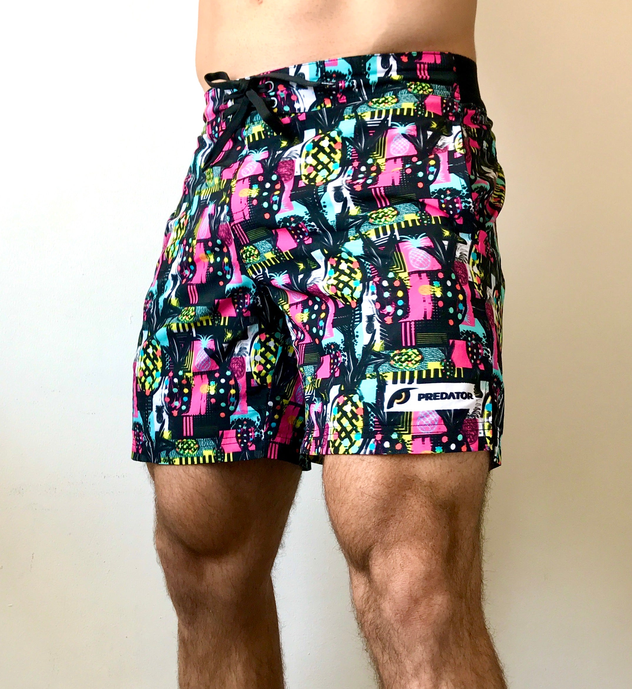 Mens Crossfit Shorts - Pineapples & Protein