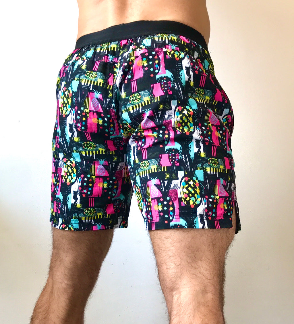 Mens Crossfit Shorts - Pineapples & Protein